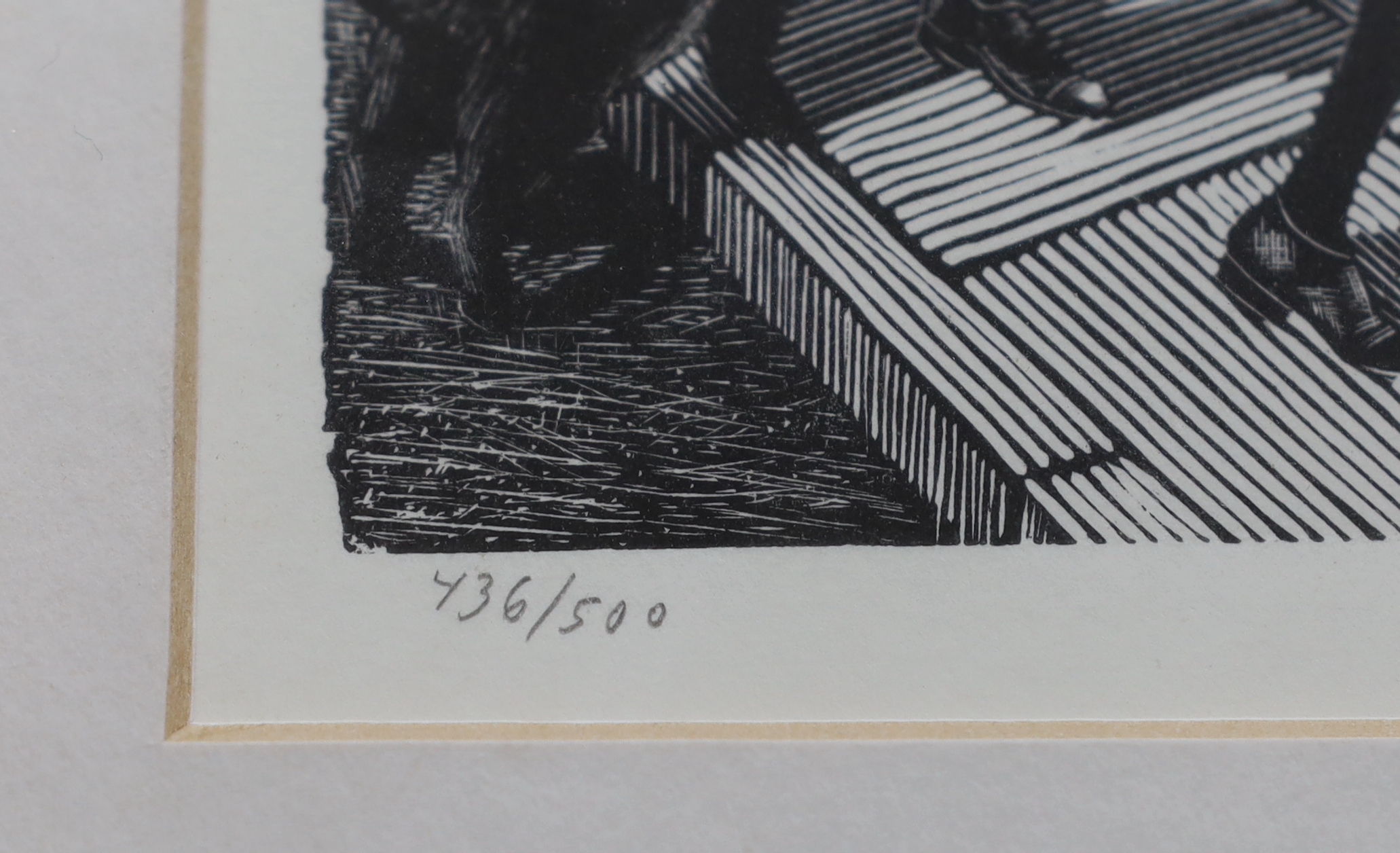 Tirzah Garwood Ravilious (English, 1908-1951), 'The Crocodile', 1929, engraving on boxwood, 16.5 x 12.5cm